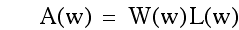 function(A,w)=function(W,w)*function(L,w)